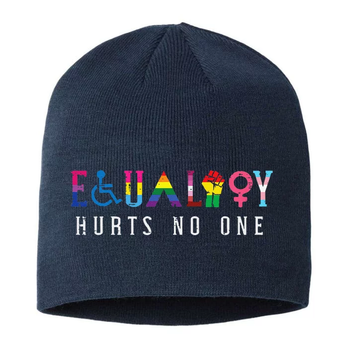 Lgbt Equality Hurts No One Pride Human Rights 8 1/2in Sustainable Knit Beanie