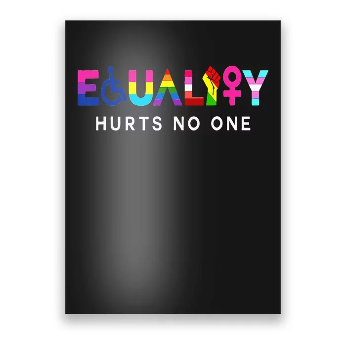 Lgbt Equality Hurts No One Pride Human Rights Poster