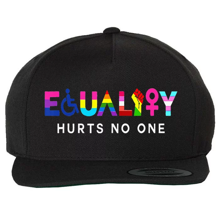 Lgbt Equality Hurts No One Pride Human Rights Wool Snapback Cap