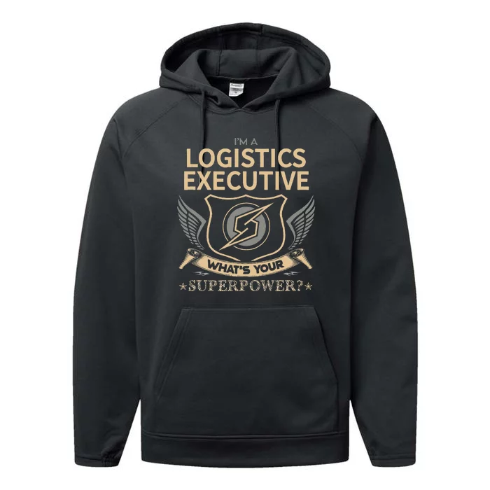 Logistics Executive Job Performance Fleece Hoodie