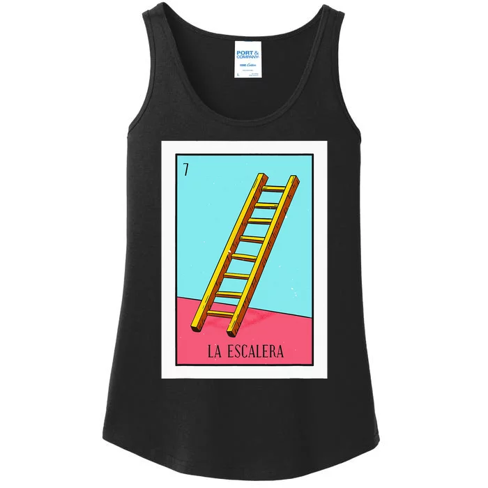 La Escalera Lottery Gift The Ladder Card Mexican Lottery Ladies Essential Tank