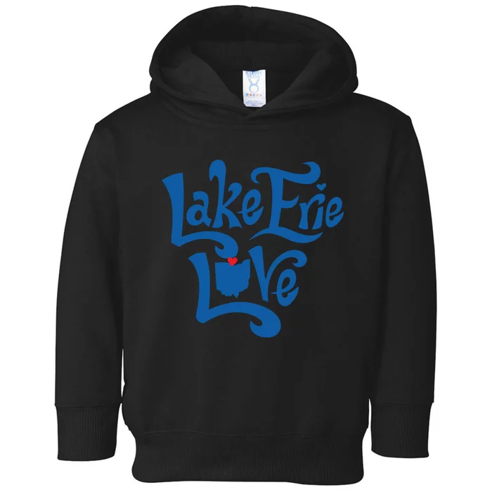 Lake Erie Love Toddler Hoodie