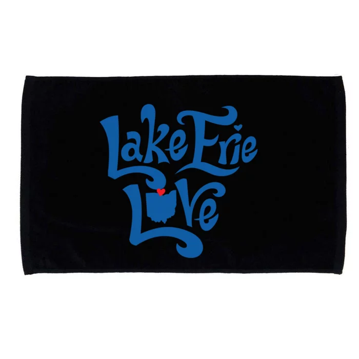 Lake Erie Love Microfiber Hand Towel