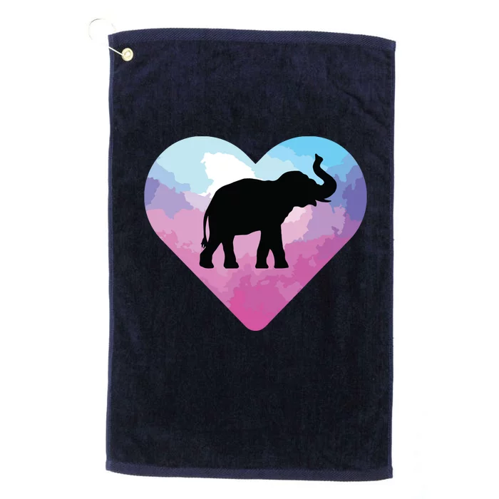 Love Elephant Platinum Collection Golf Towel