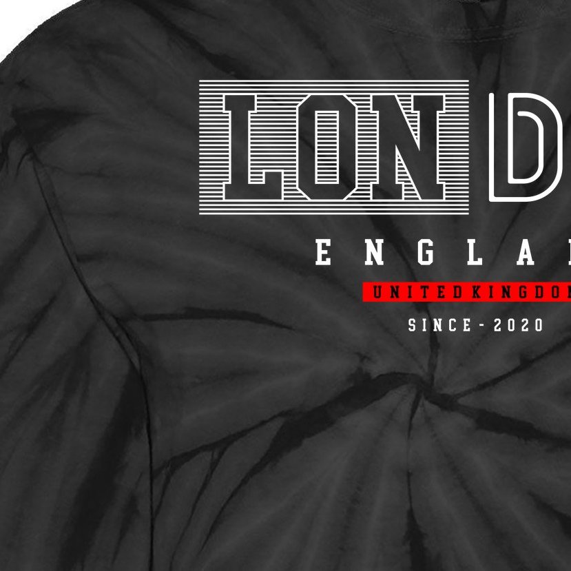 London England Tie-Dye Long Sleeve Shirt