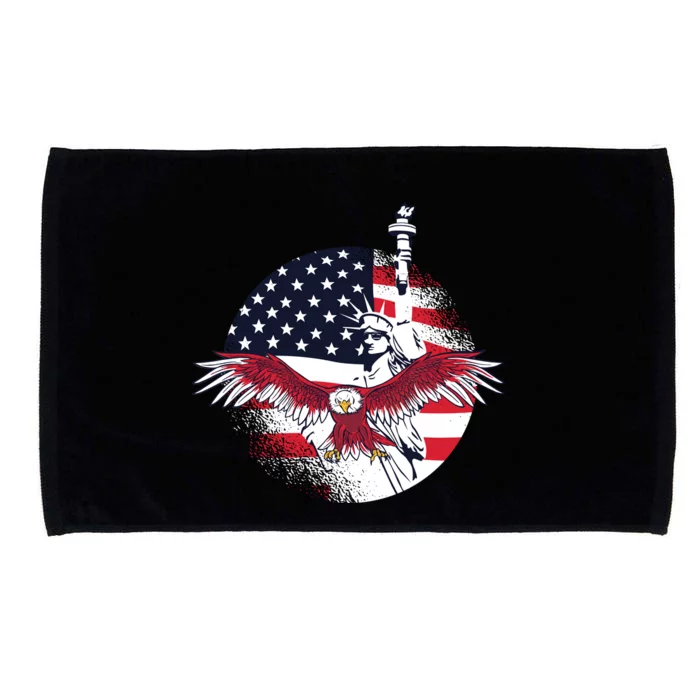 Liberty Eagle Microfiber Hand Towel