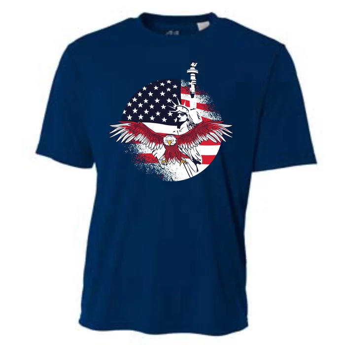 Liberty Eagle Cooling Performance Crew T-Shirt