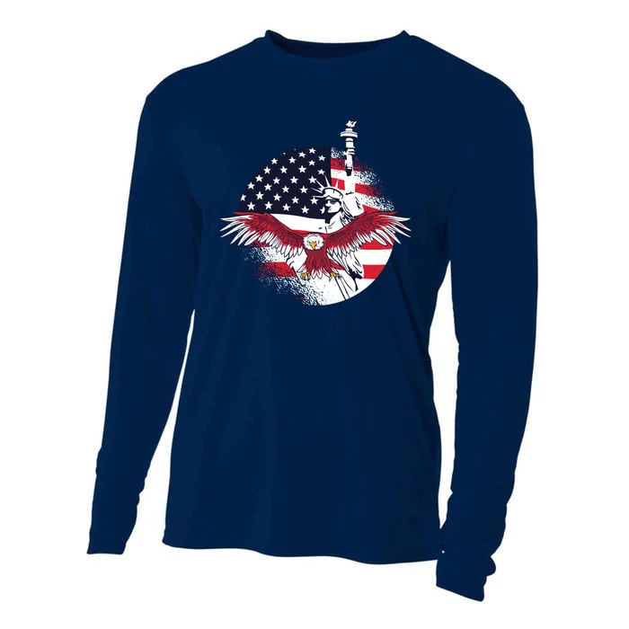 Liberty Eagle Cooling Performance Long Sleeve Crew