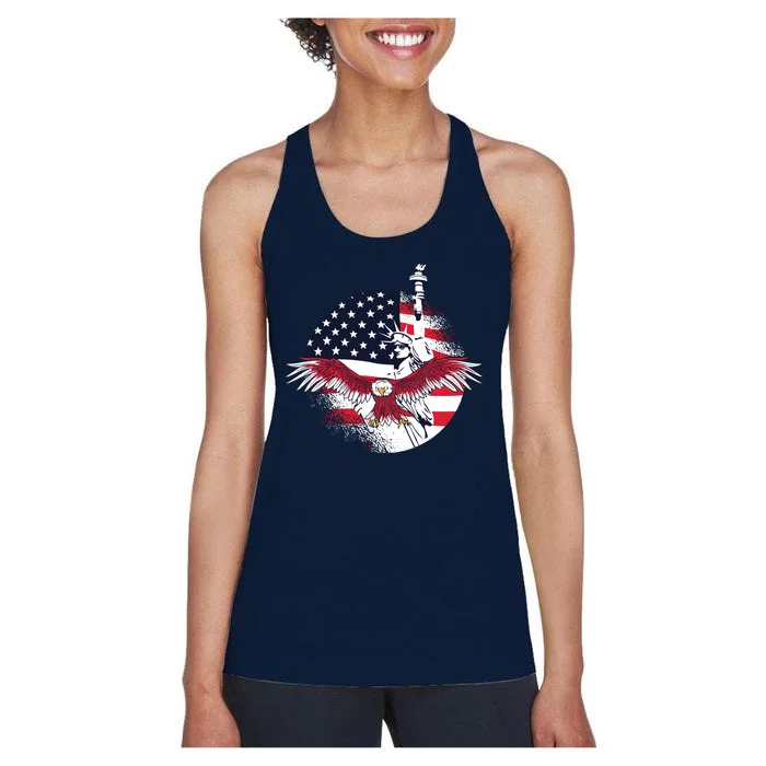 Liberty Eagle Women's Racerback Tank