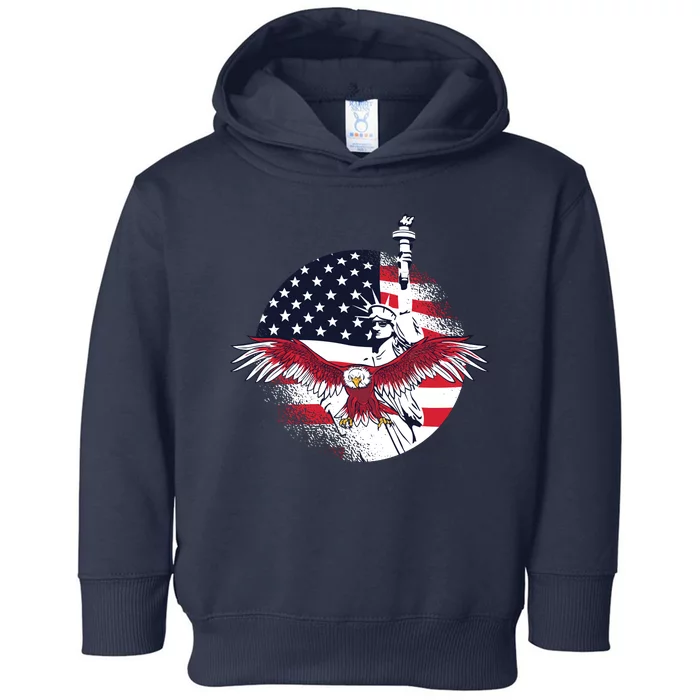 Liberty Eagle Toddler Hoodie