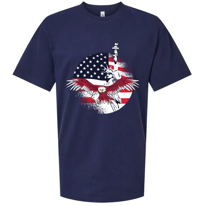 Liberty Eagle Sueded Cloud Jersey T-Shirt