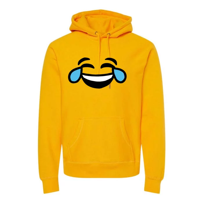 Laugh Emoji Premium Hoodie