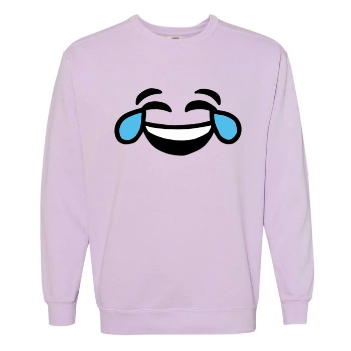 Laugh Emoji Garment-Dyed Sweatshirt