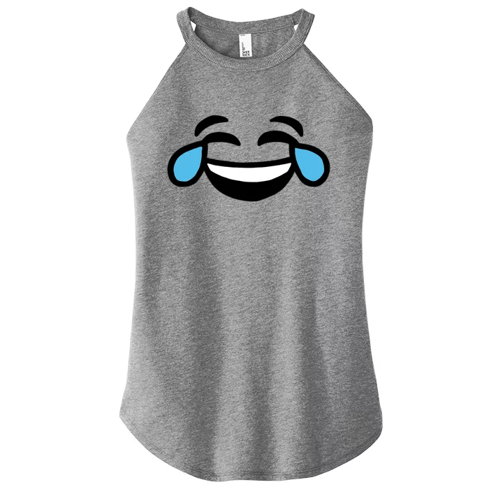 Laugh Emoji Women’s Perfect Tri Rocker Tank