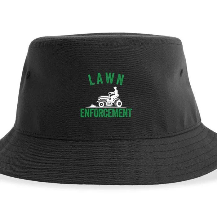 Lawn Enforcement Lawn Aficionado Lawn Care Lover Lawn Pride Lawncare Yardwork Sustainable Bucket Hat