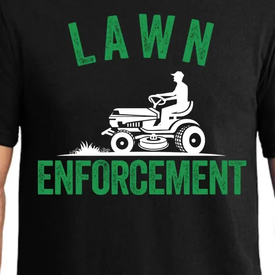 Lawn Enforcement Lawn Aficionado Lawn Care Lover Lawn Pride Lawncare Yardwork Pajama Set