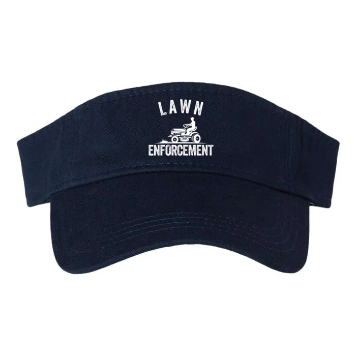 Lawn Enforcement Lawn Aficionado Yardwork Lawn Care Lover Lawn Pride Lawncare Valucap Bio-Washed Visor