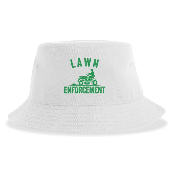 Lawn Enforcement Lawn Aficionado Lawncare Yardwork Lawn Care Lover Lawn Pride Sustainable Bucket Hat