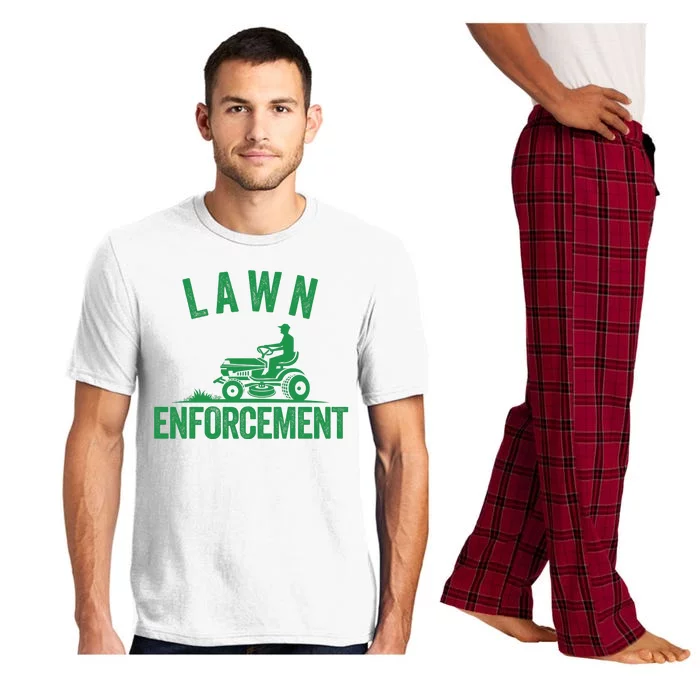 Lawn Enforcement Lawn Aficionado Lawncare Yardwork Lawn Care Lover Lawn Pride Pajama Set