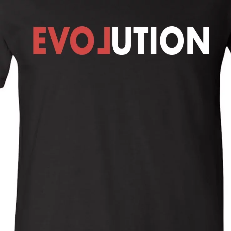 Love Evolution V-Neck T-Shirt