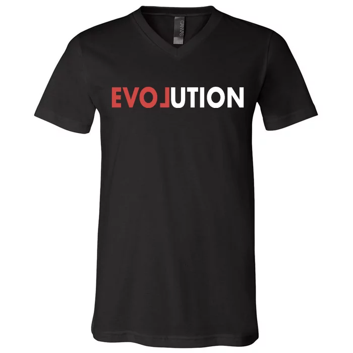 Love Evolution V-Neck T-Shirt