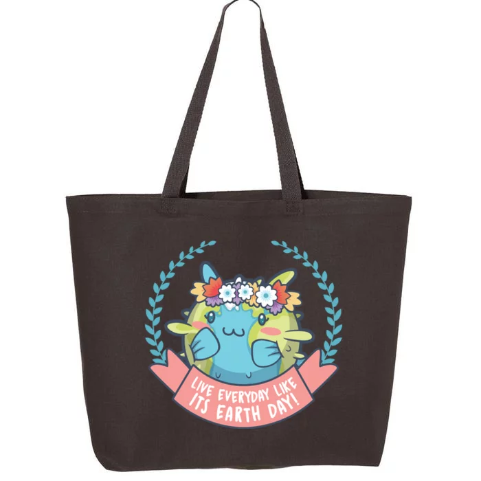 Live Everyday Like It's Earth Day Cute 25L Jumbo Tote