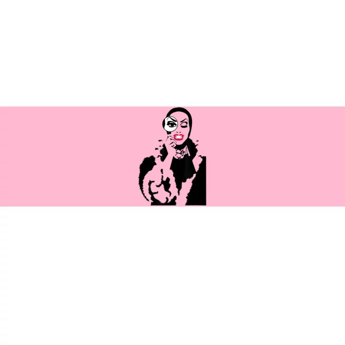 Little Edie Monsoon Drag Queen Race Graphic Bumper Sticker