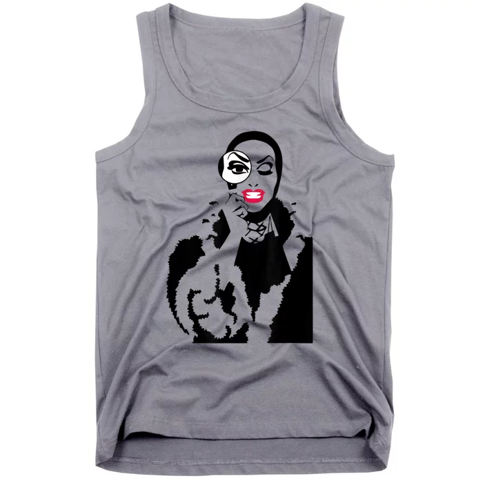 Little Edie Monsoon Drag Queen Race Graphic Tank Top