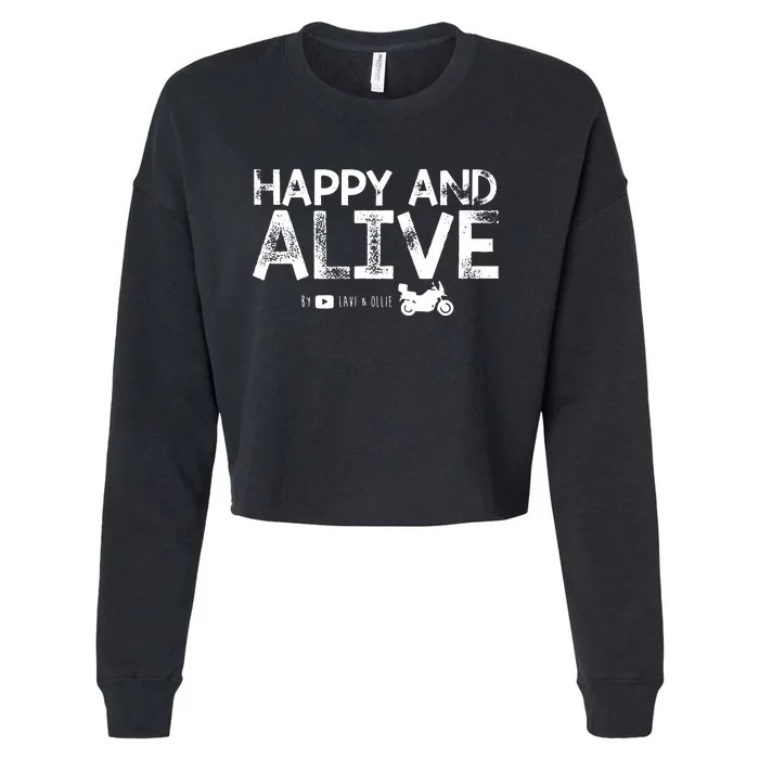 Limited Edition Motorcycle Adventure Cropped Pullover Crew