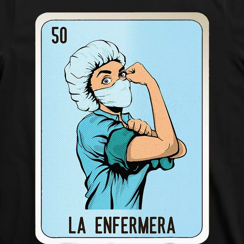 La Enfermera Mexican Slang Chicano Bingo Cards T-Shirt