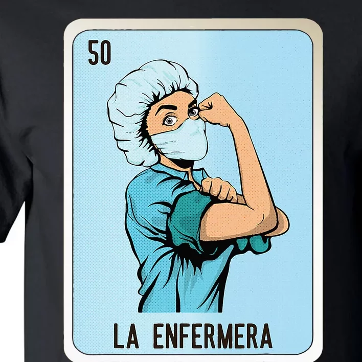 La Enfermera Mexican Slang Chicano Bingo Cards Tall T-Shirt