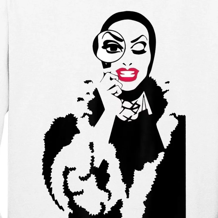 Little Edie Monsoon Drag Queen Race Tall Long Sleeve T-Shirt