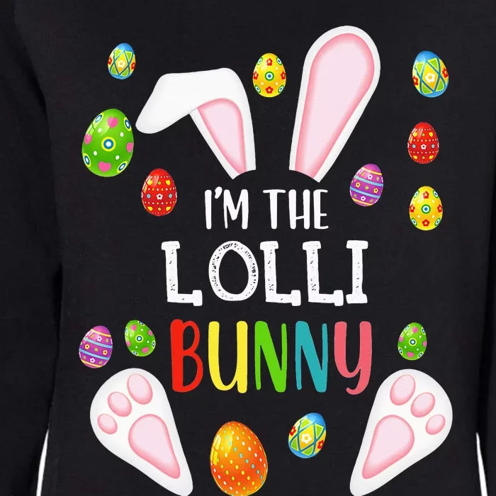 Lolli Easter Matching Family Party Egg Bunny Face Costume Womens California Wash Sweatshirt