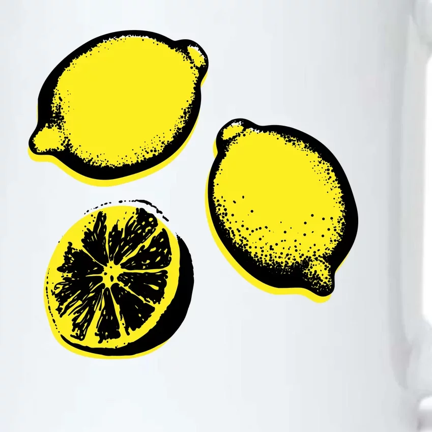 Lemon Black Color Changing Mug