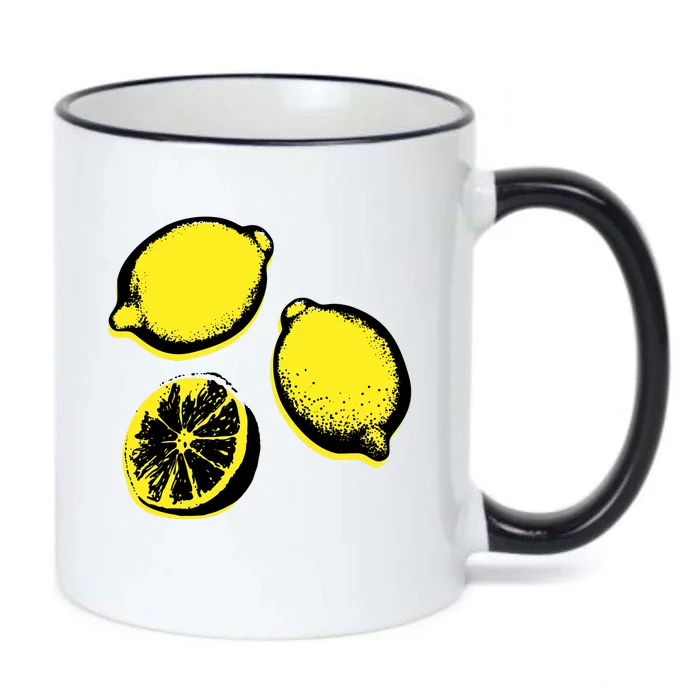 Lemon Black Color Changing Mug