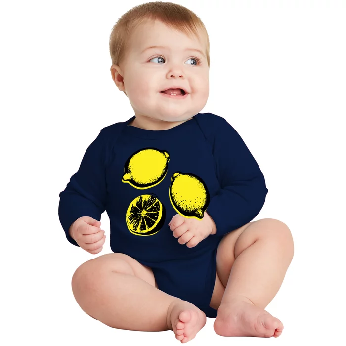 Lemon Baby Long Sleeve Bodysuit