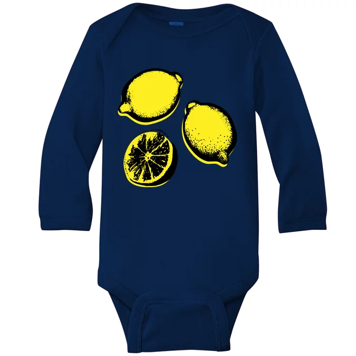 Lemon Baby Long Sleeve Bodysuit