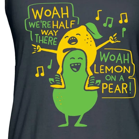 Lemon On A Pear Ladies Essential Flowy Tank