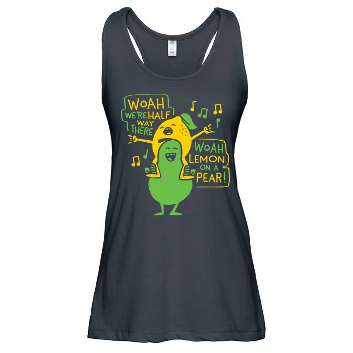 Lemon On A Pear Ladies Essential Flowy Tank