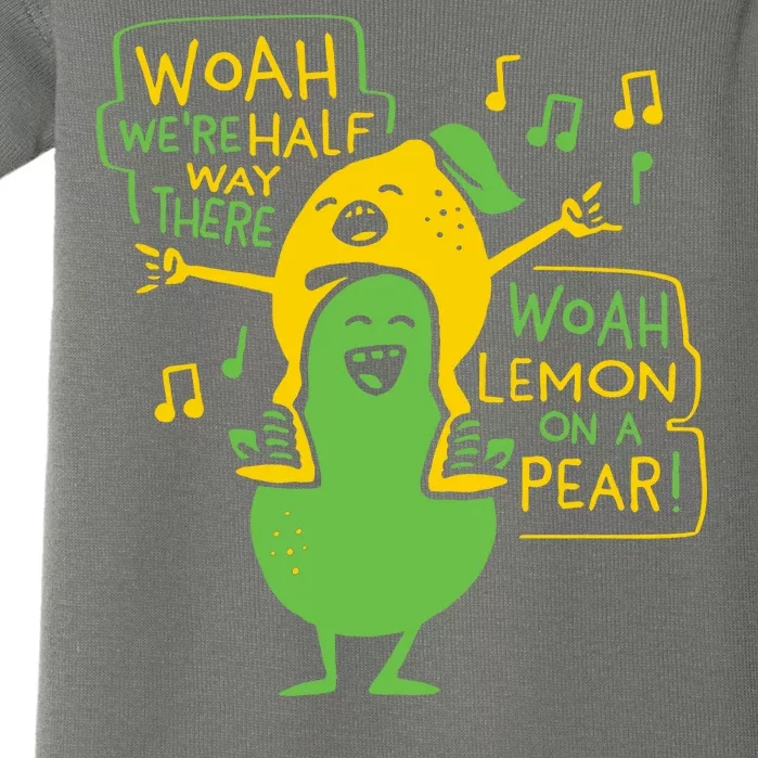 Lemon On A Pear Baby Bodysuit