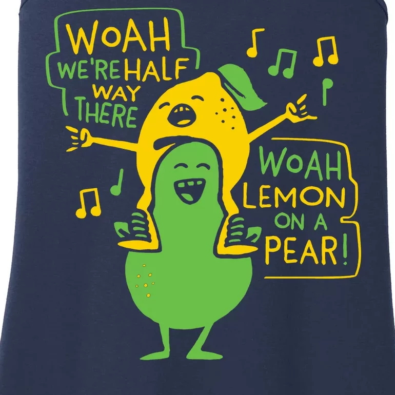 Lemon On A Pear Ladies Essential Tank