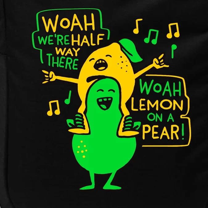 Lemon On A Pear Funny Meme Impact Tech Backpack