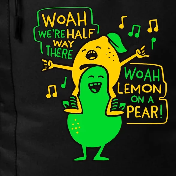 Lemon On A Pear Funny Meme Daily Commute Backpack