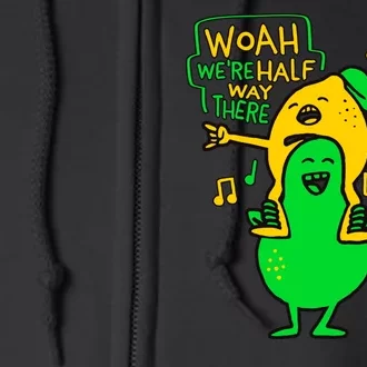 Lemon On A Pear Funny Meme Full Zip Hoodie