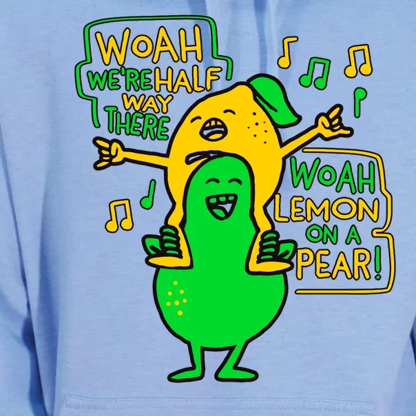 Lemon On A Pear Funny Meme Unisex Surf Hoodie