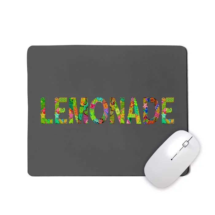 Lemonade Word Art Mousepad