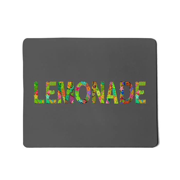 Lemonade Word Art Mousepad