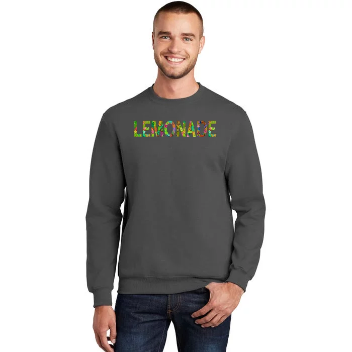 Lemonade Word Art Tall Sweatshirt