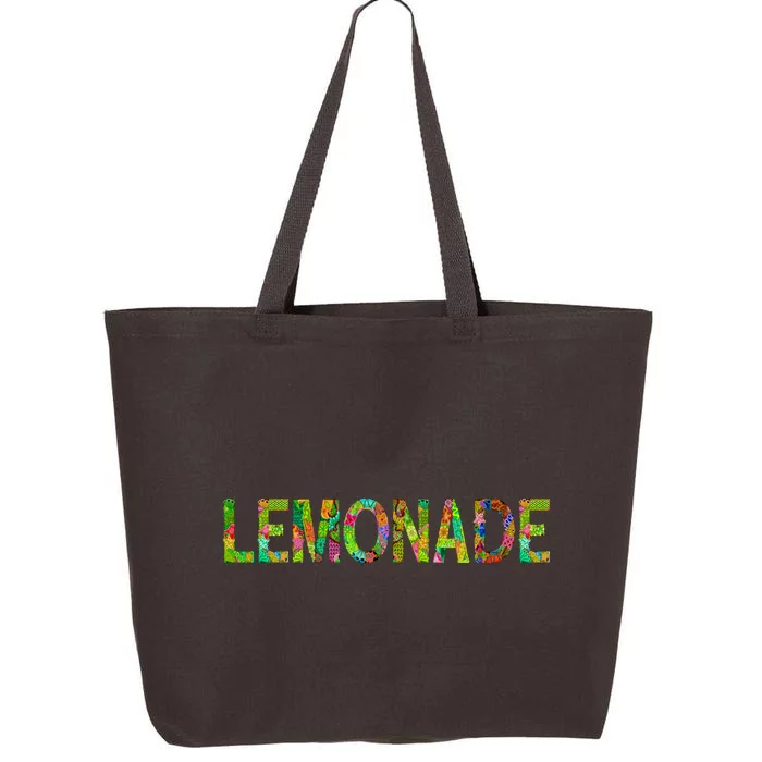 Lemonade Word Art 25L Jumbo Tote