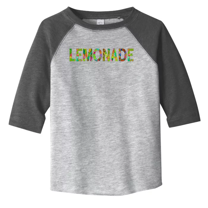 Lemonade Word Art Toddler Fine Jersey T-Shirt